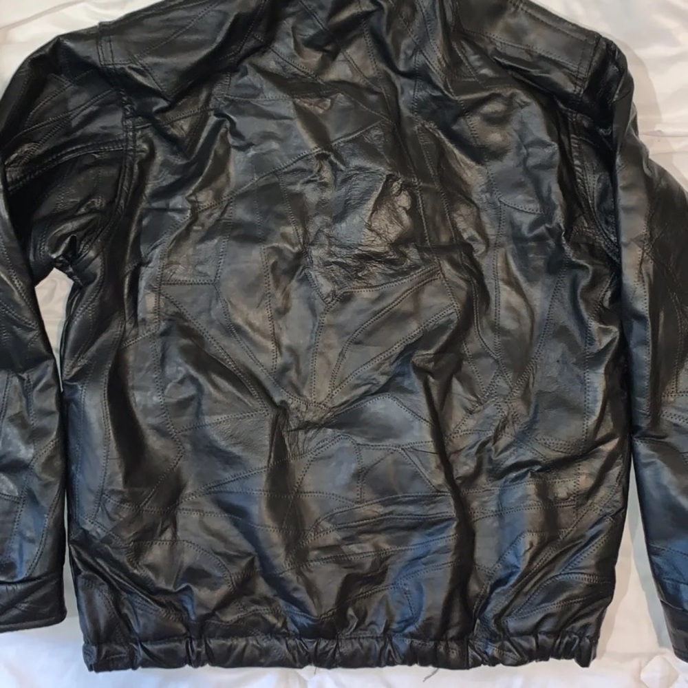 M Collection Leather Jacket - Picture 4 of 4